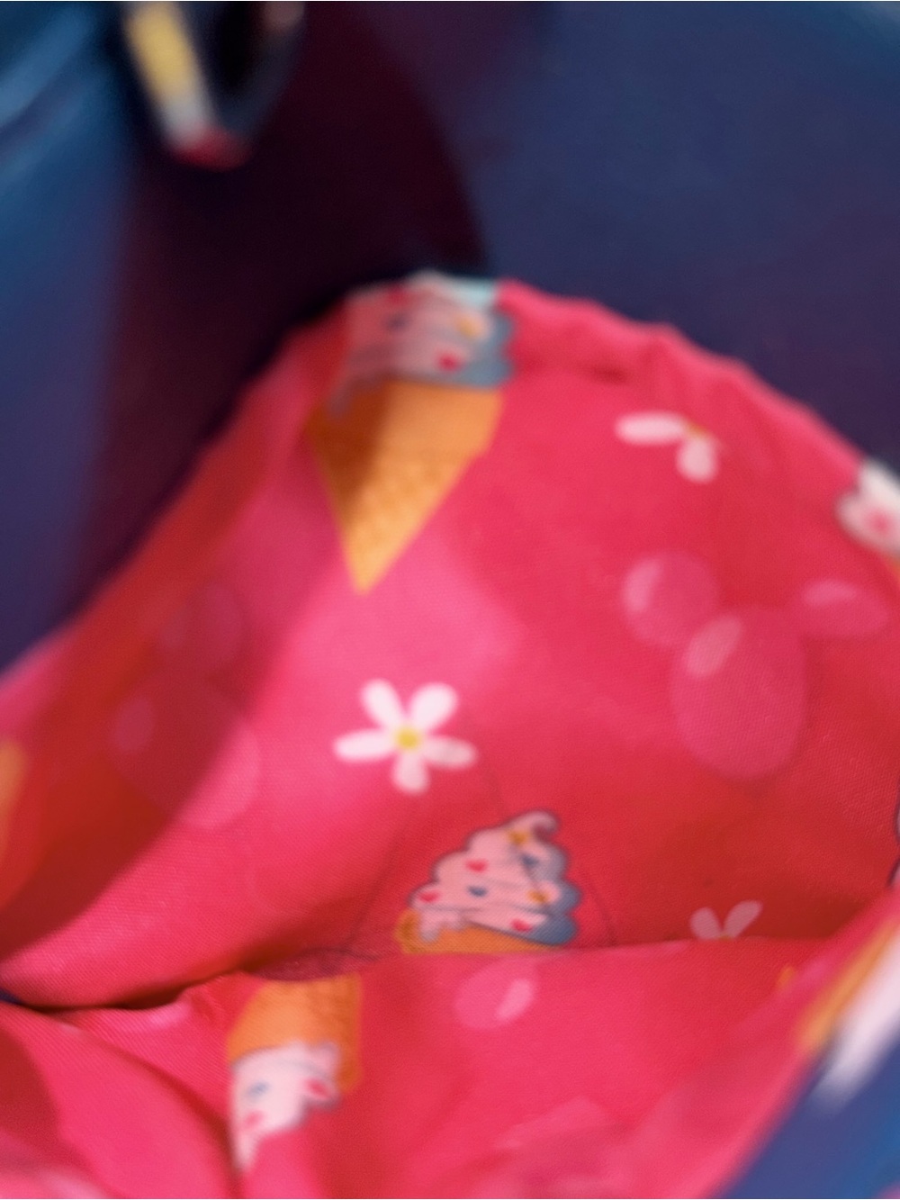 Disney Parks Loungefly Donald & Daisy Ice Cream Mini Backpack READ FLAW INFO - Picture 15 of 17